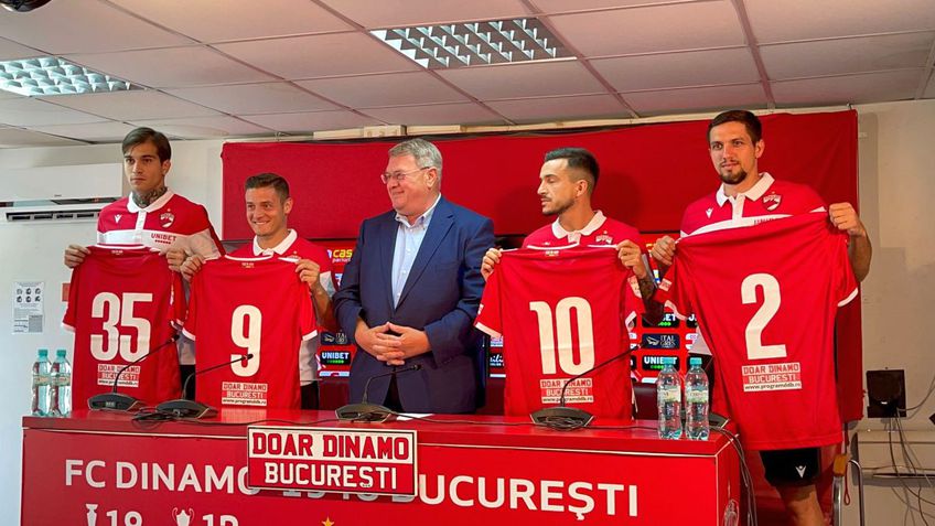 Dinamo și-a prezentat astăzi noile achiziții