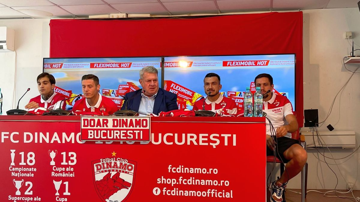 „Wind of change” la Dinamo » „Câinii” și-au prezentat ultimele transferuri, într-o conferință de presă ca pe vremuri