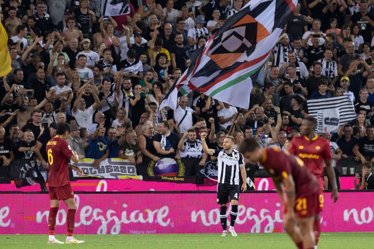 Udinese - AS Roma 4-0 / FOTO: Getty