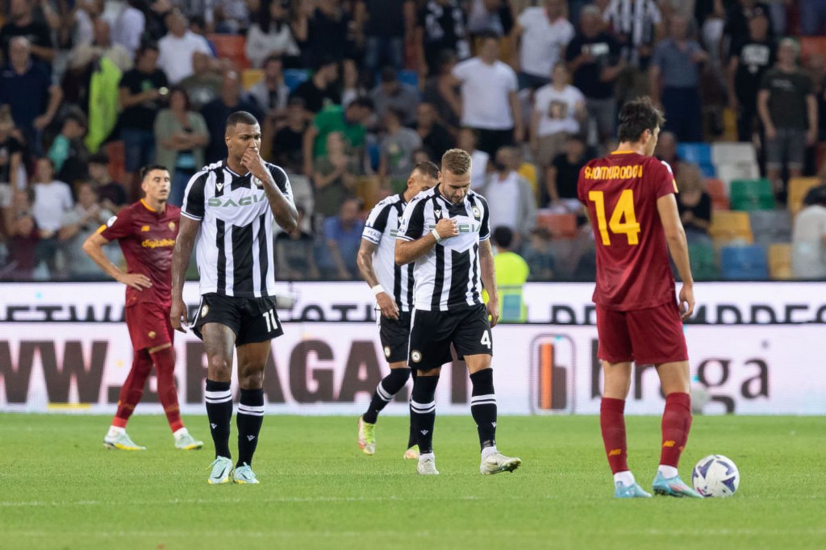 Udinese - AS Roma 4-0 / FOTO: Getty