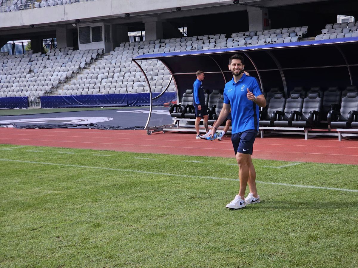 FOTO Gazonul de pe Cluj Arena înainte de reluarea meciului U Cluj - Poli Iași