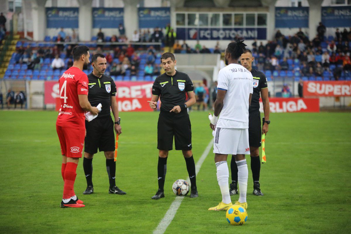 FC Botoșani - Hermannstadt 2-2 » Remiză spectaculoasă la Botoșani: 4 goluri și două eliminări, la debutul lui Alexa