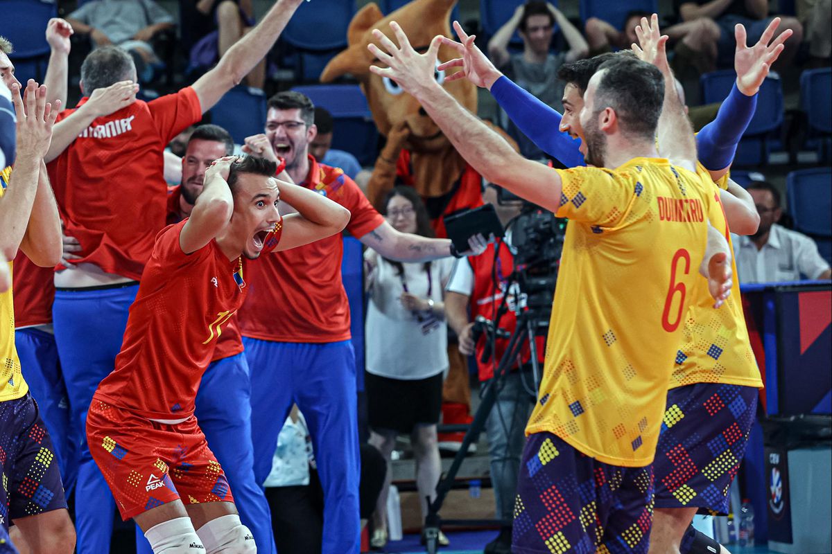 România, victorie istorică la Campionatul European de volei! Imagini de colecție