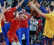 România a învins Franța, deținătoarea titlului olimpic, la Campionatul European de volei masculin și este în optimile de finală