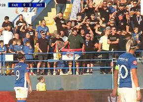 Scandal uriaș în meciul Farului din Liga Campionilor: galeria, EVACUATĂ din cauza mesajului cu conotații politice