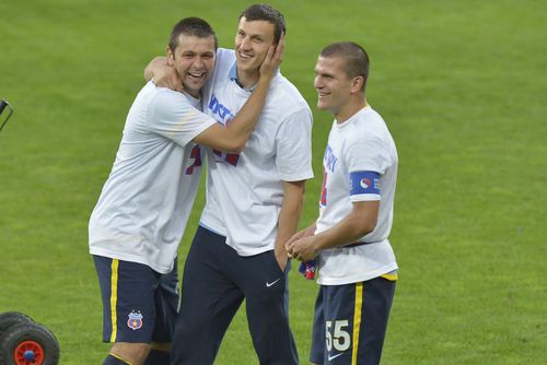 Raul Rusescu și Vlad Chiricheș au evoluat la FCSB în intervalul 2012-2013 / foto: Arhivă GSP