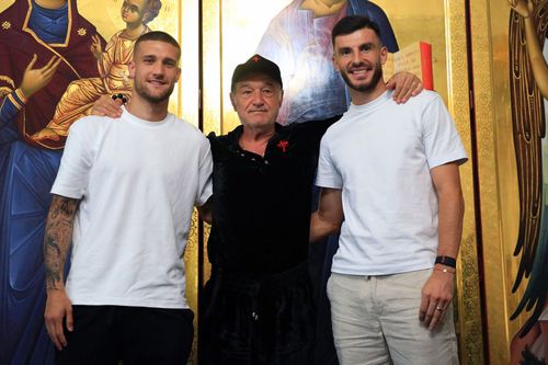 Daniel Bîrligea, Gigi Becali, Mihai Popescu FOTO: Ionuț Iordache (GSP)