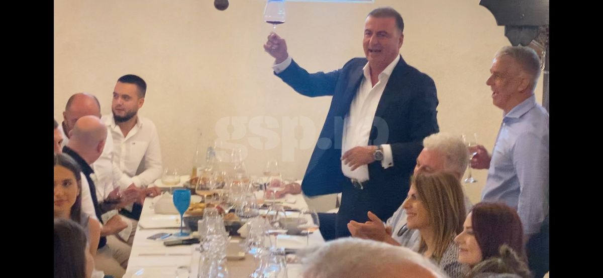 „Unu-i Gică Hagi!” » Imagini FABULOASE de la petrecerea organizată de Hagi după inaugurarea investiției de 8 milioane de euro! Stere Halep, SHOW pe muzică machedonească