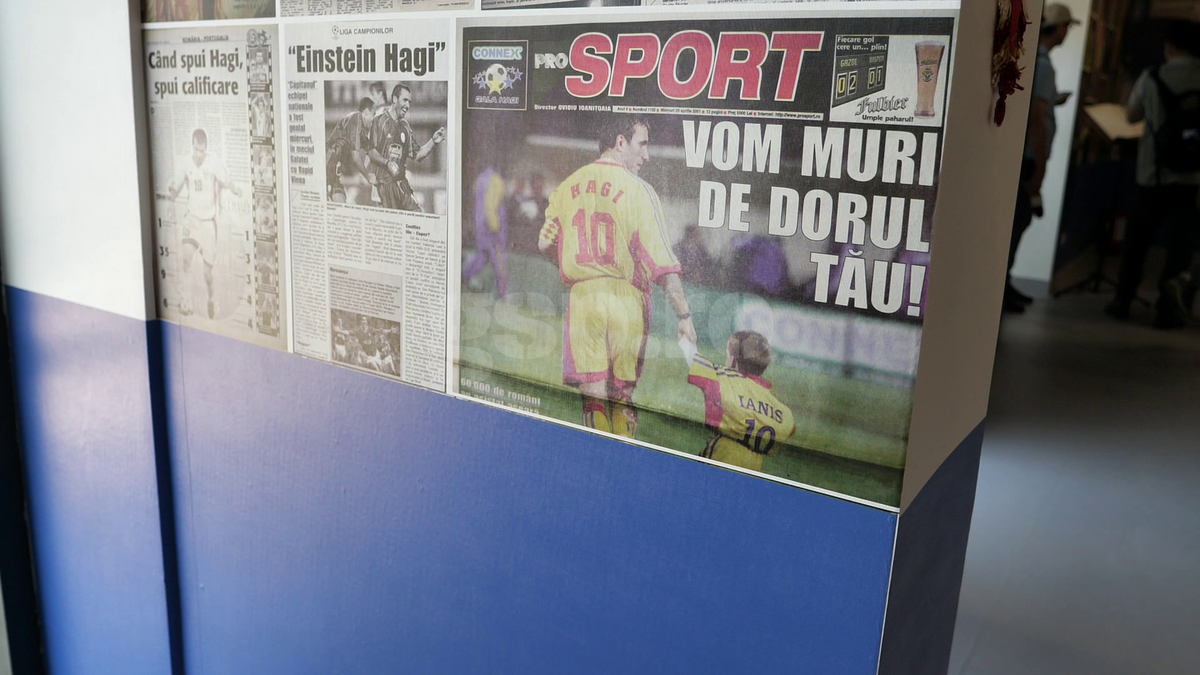 GSP a vizitat muzeul lui Gică Hagi de la Academie » Tricouri de la CM 1994, trofee și un colț special dedicat Gazetei Sporturilor: „Fotbalul și familia mi-au marcat viața!”