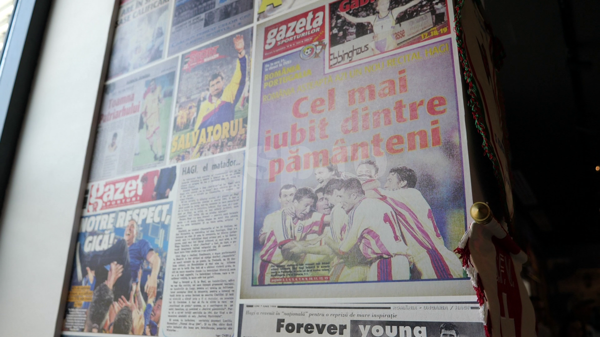 GSP a vizitat muzeul lui Gică Hagi de la Academie » Tricouri de la CM 1994, trofee și un colț special dedicat Gazetei Sporturilor: „Fotbalul și familia mi-au marcat viața!”