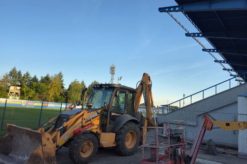 VIDEO + FOTO „Tricolorii” lui Mircea Lucescu au dat peste buldozere la Mogoșoaia
