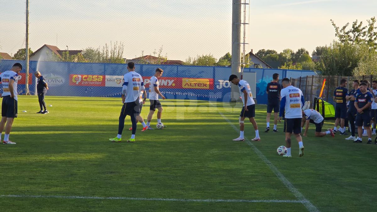 Antrenamentul naționalei României înainte de meciul amical cu Canada / Foto: Cristi Preda GSP