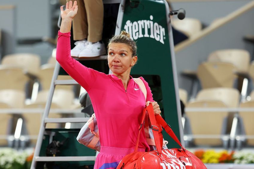 Simona Halep a fost eliminată de la Roland Garros. foto: Guliver/Getty Images