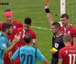 Eliminarea lui Paul Iacob din FC Botoșani - Chindia 0-2 // foto: captură TV Telekom Sport