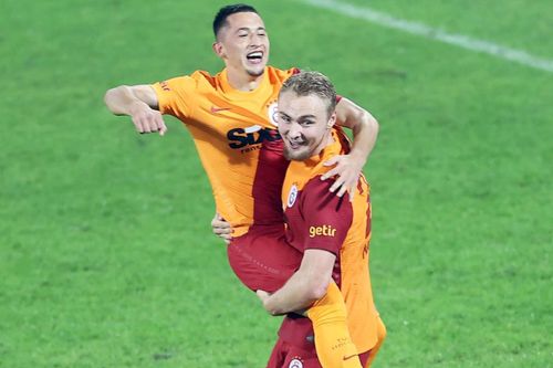 Olimpiu Moruțan, golul victoriei în Rizespor - Galatasaray // foto: Facebook @ Galatasaray