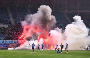 Sancțiuni după derby-ul din Craiova! 7 suporteri au fost amendați și interziși pe stadion