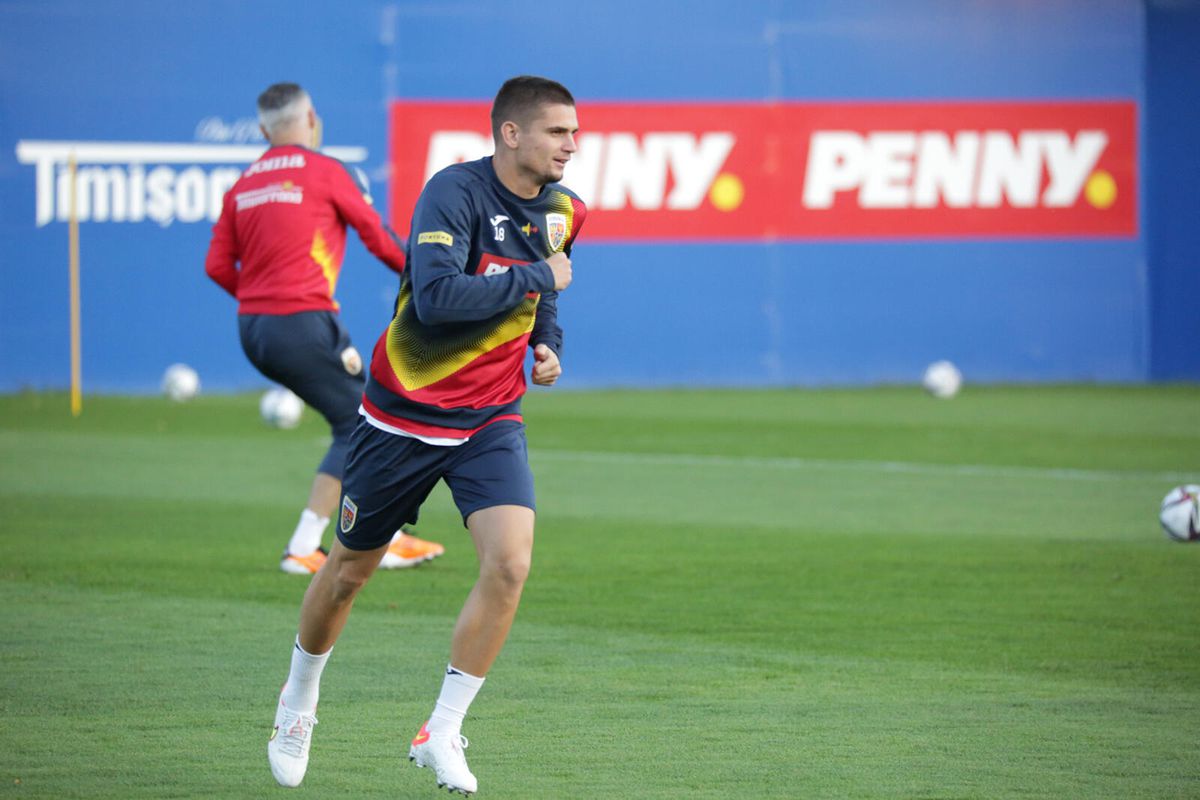 Imagini de la antrenamentul României » Rădoi a avut lotul complet