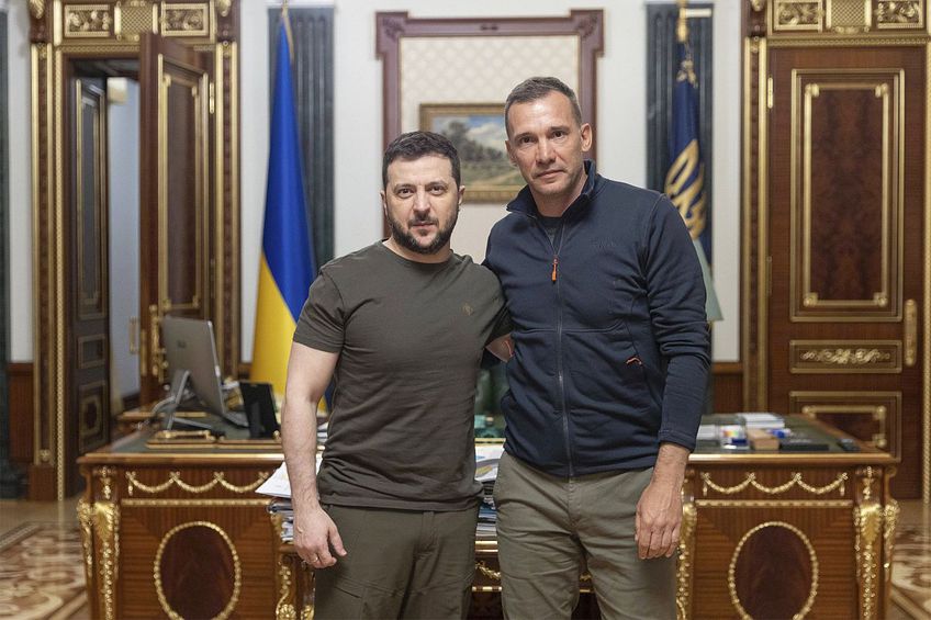 Volodymyr Zelenskyi și Andriy Shevchenko, Foto: Imago Images