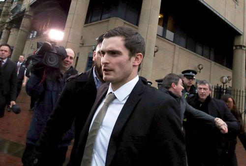 Adam Johnson, în timpul procesului în urma căruia a fost condamnat