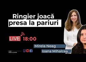 Starea Nației cu Dragoș Pătraru: „Ringier joacă presa la pariuri” » Live cu jurnalistele GSP Mirela Neag și Ioana Mihalcea