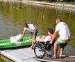 Lacul Titan, accesibil pentru persoanele cu dizabilități. Pontoane și caiace special adaptate: „66 la sută dintre ei nu pot ieși din casă să vadă parcurile”