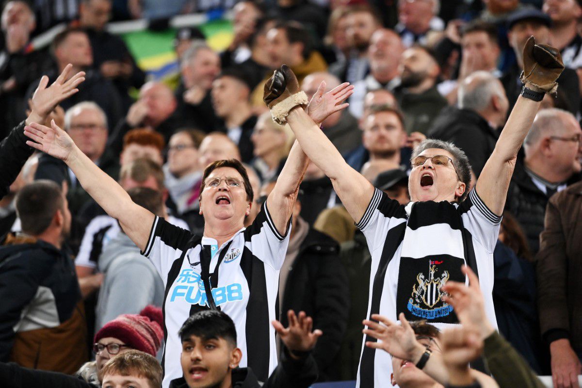 Scenografie spectaculoasă a fanilor lui Newcastle