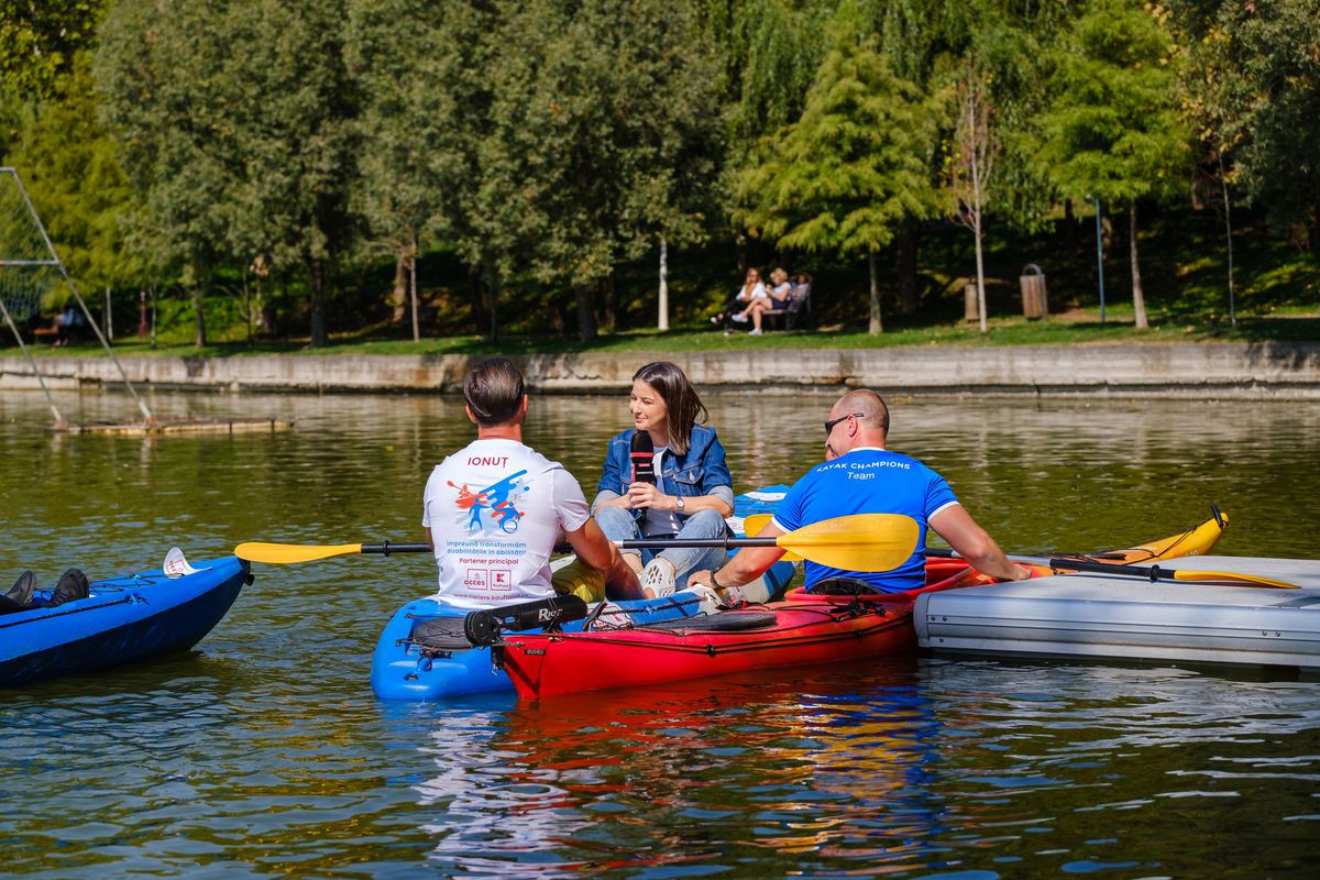 Lacul Titan, accesibil pentru persoanele cu dizabilități. Pontoane și caiace special adaptate: „66 la sută dintre ei nu pot ieși din casă să vadă parcurile”