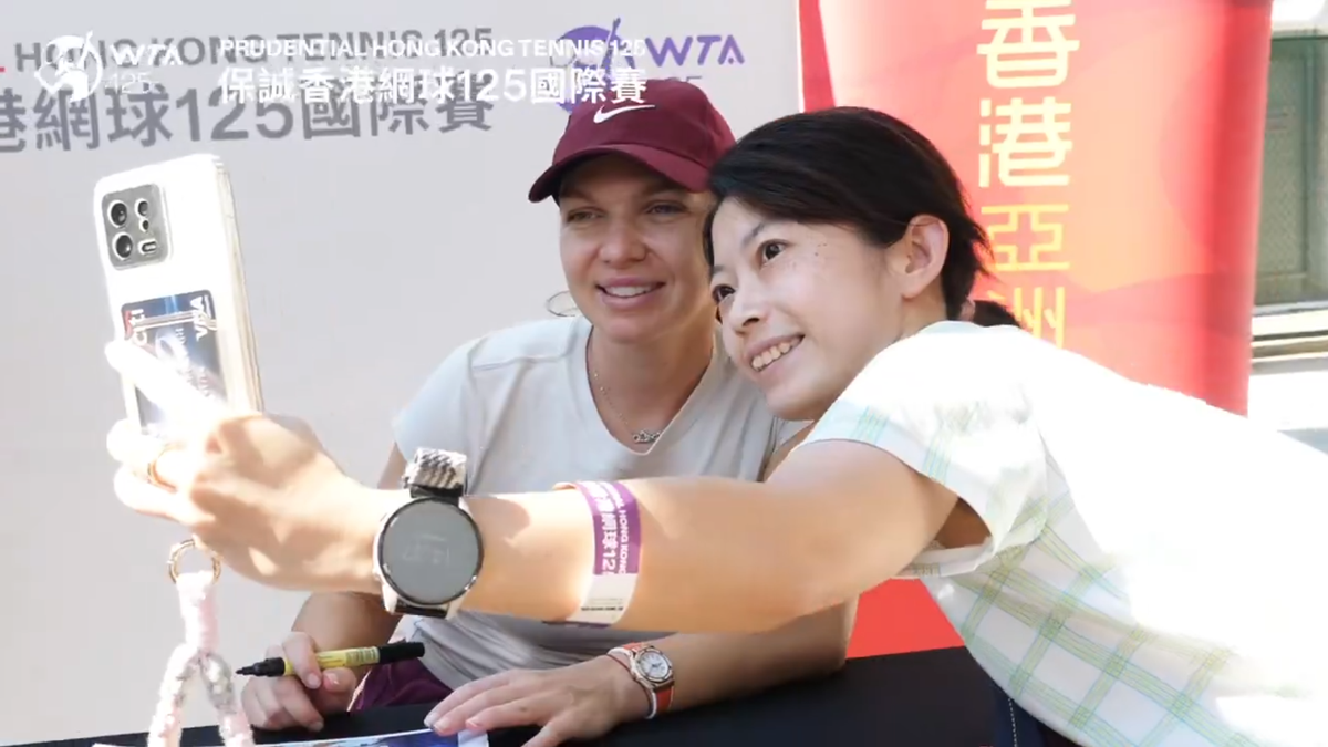 Simona Halep a făcut furori la Hong Kong