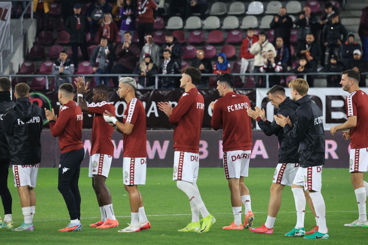 Rapid - Farul, imagini înaintea partidei din Giulești