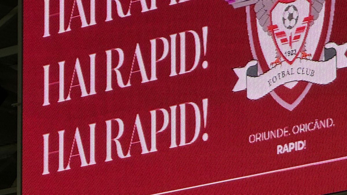 Rapid - Farul, imagini înaintea partidei din Giulești