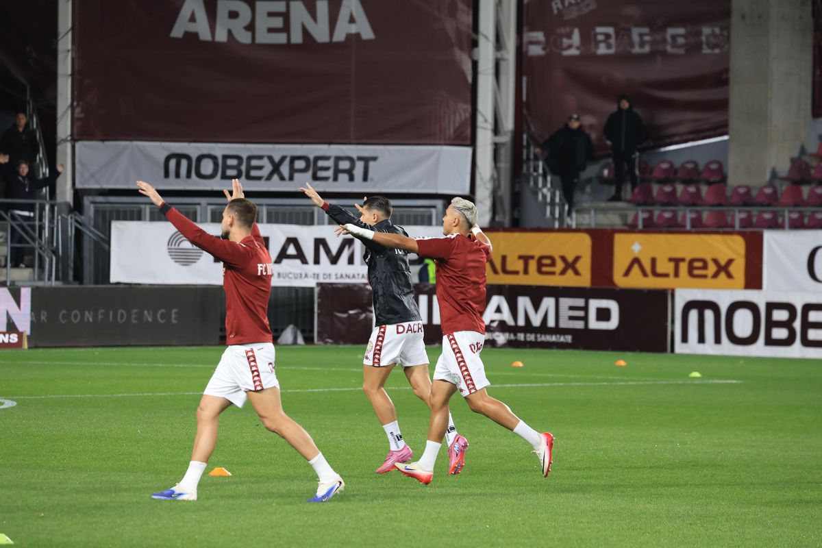 Rapid - Farul, imagini înaintea partidei din Giulești