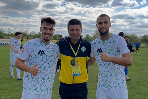 Andrei Cristea se bucură de un debut excelent la Chiajna. Foto: Facebook