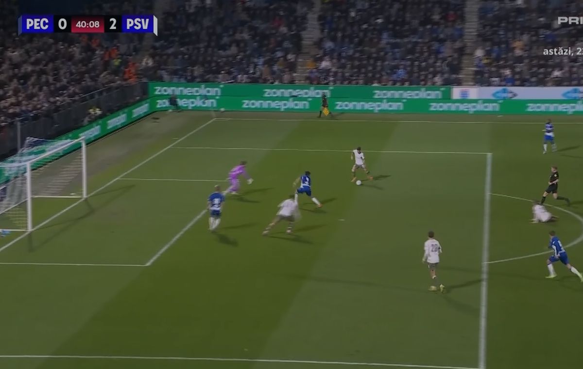 Cum a înscris Dennis Man primul gol pentru PSV