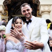 Cununie religioasă Ciprian Tudosă și Alexandra Popescu. Foto: Cristi Preda (GSP.RO)