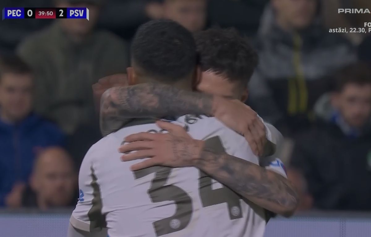 Cum a înscris Dennis Man primul gol pentru PSV