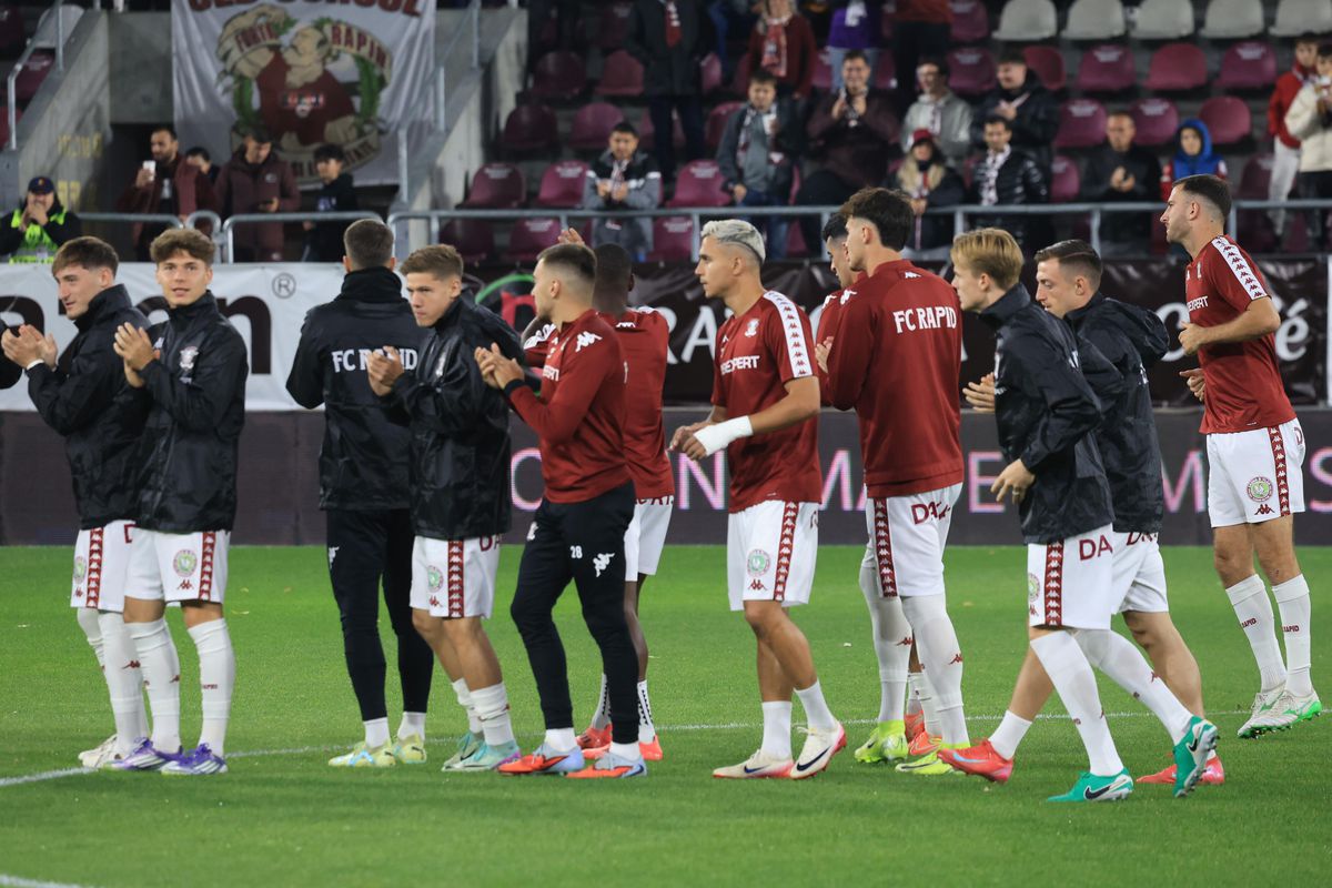 Rapid - Farul, imagini înaintea partidei din Giulești