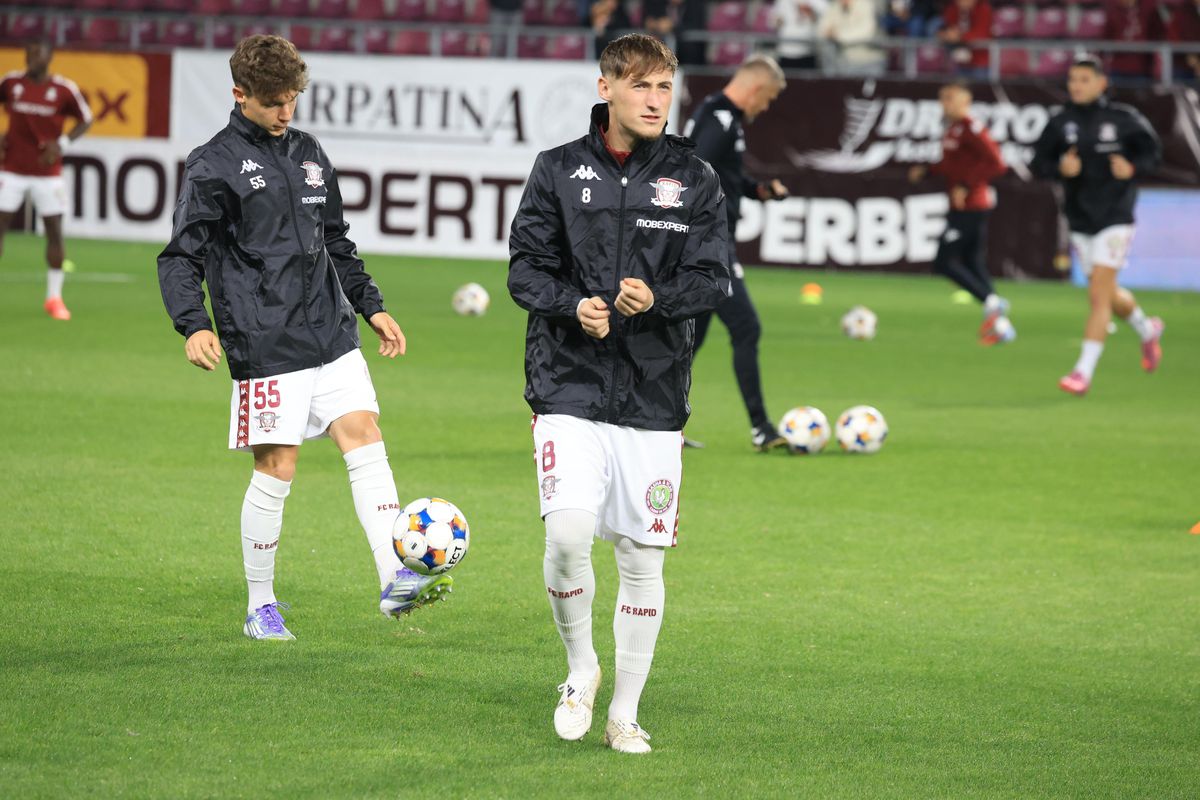 Rapid - Farul, imagini înaintea partidei din Giulești