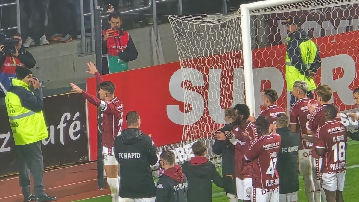 Ce nu s-a văzut la TV, imediat după Rapid - Farul » Momentul lipsit de fair-play INTERZIS pe transmisiune