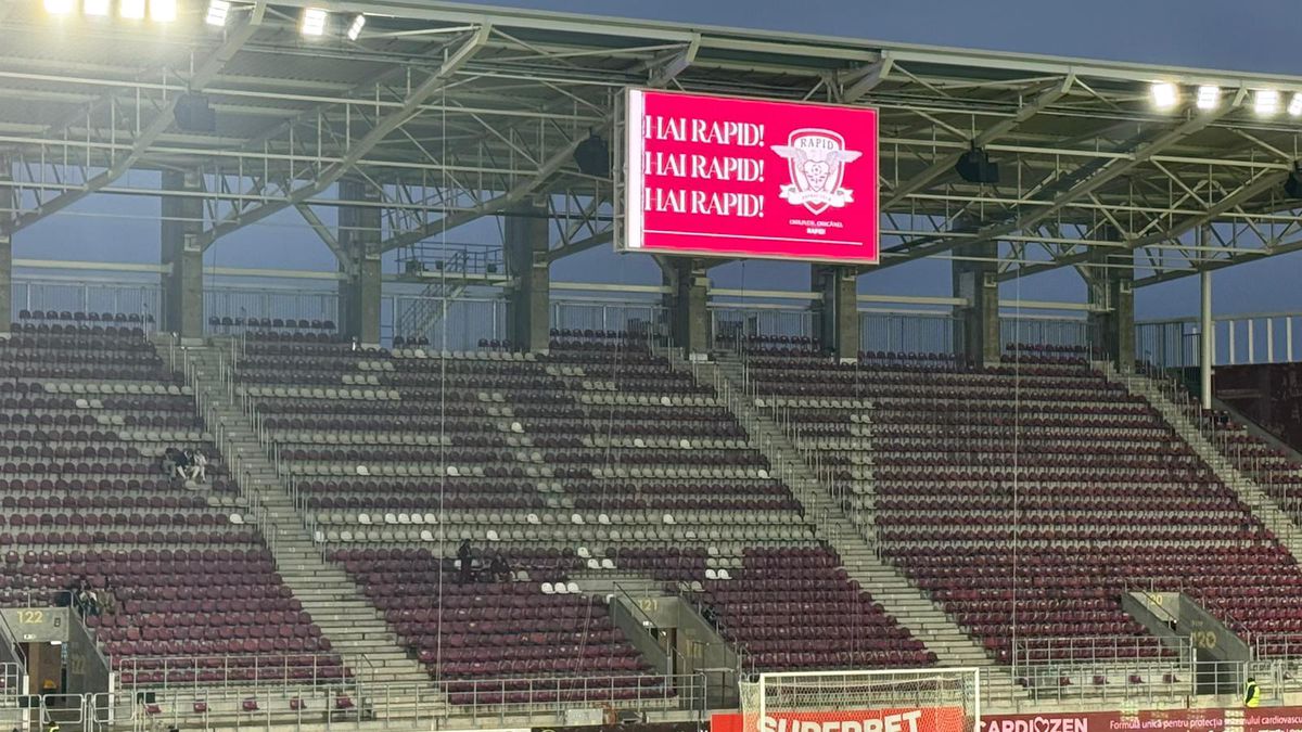 Rapid - Farul, imagini înaintea partidei din Giulești