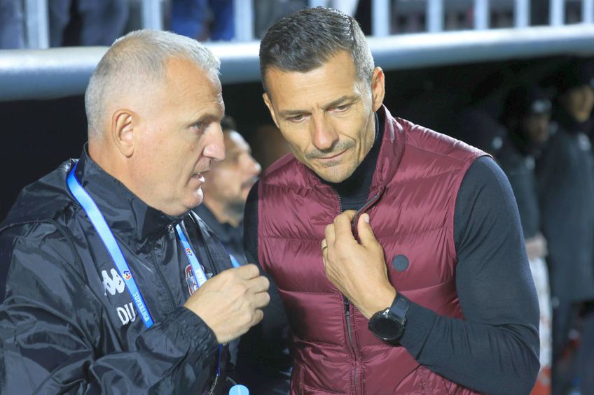 Costel Gâlcă, în Rapid - Farul. FOTO: Ionuț Iordache (GSP.ro)