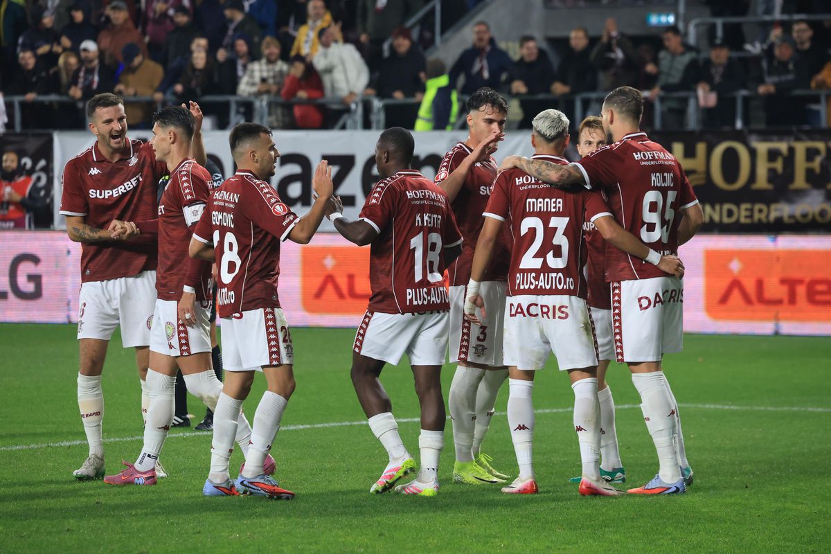 Numele rostite de Costel Gâlcă, după ce a dus Rapidul pe primul loc: „Merită să ajungă la echipa națională”