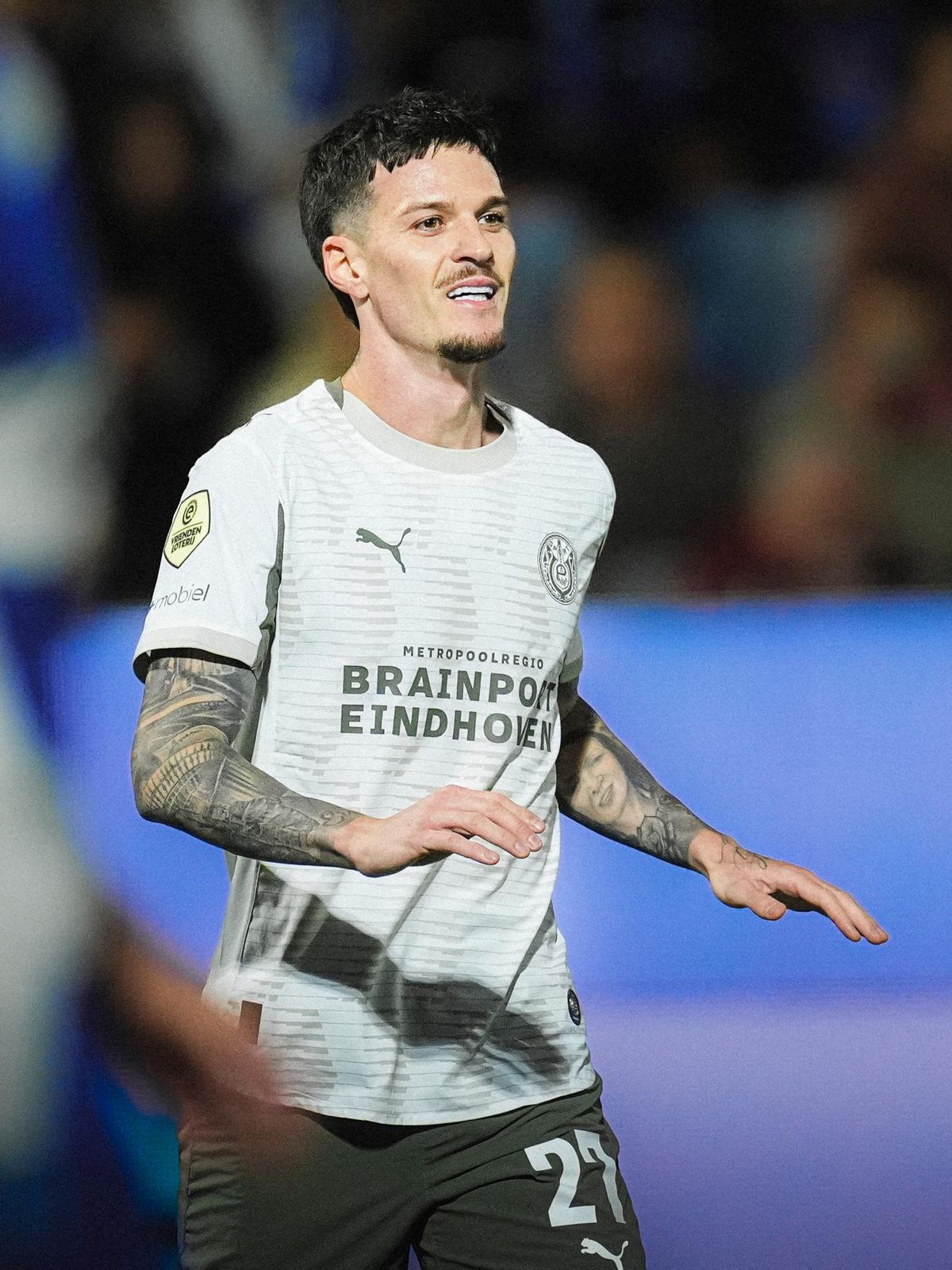 Cum a înscris Dennis Man primul gol pentru PSV