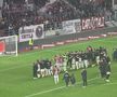 Ce nu s-a văzut la TV, imediat după Rapid - Farul » Momentul lipsit de fair-play INTERZIS pe transmisiune