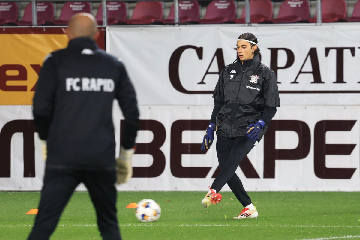 Rapid - Farul, imagini înaintea partidei din Giulești