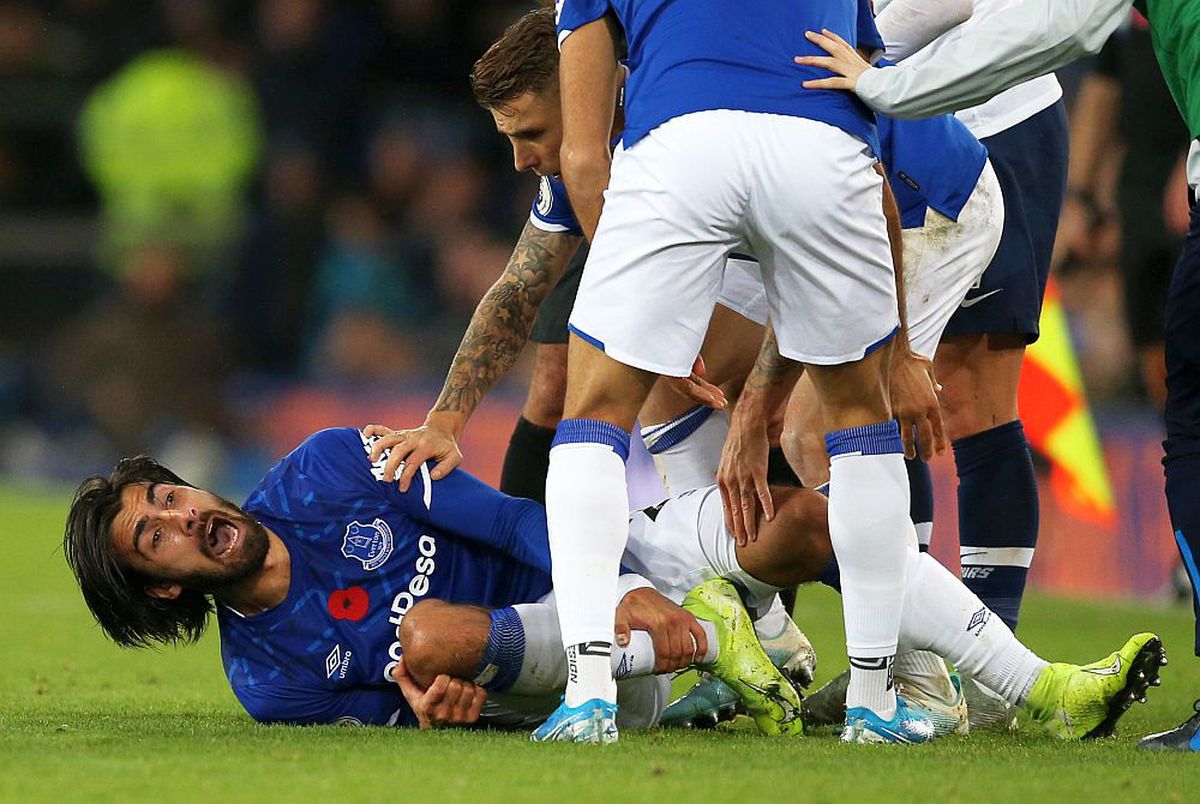 EVERTON - TOTTENHAM 1-1 // FOTO Cumplita suferință a lui André Gomes povestită de un coleg: „Avea ochii ieșiți din orbite. Plângea, striga, urla”. Va fi operat azi!