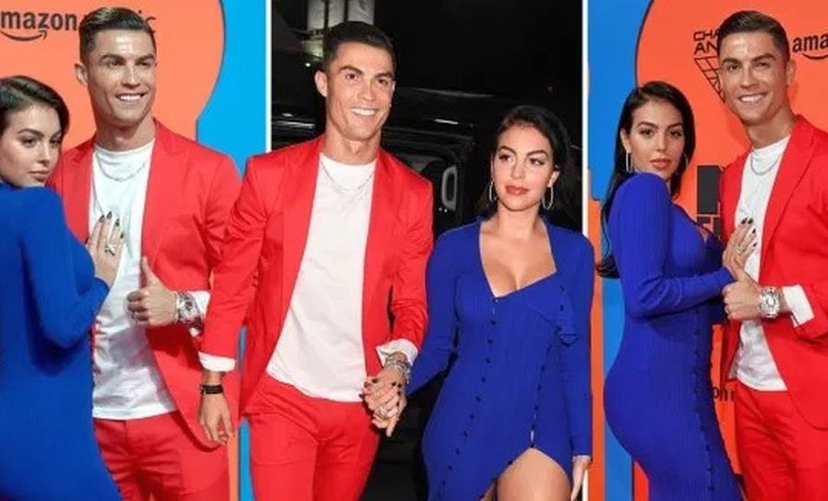 Cristiano Ronaldo și Georgina Rodriguez au sclipit pe covorul roșu » FOTO Ținute spectaculoase la gala MTV European Music Awards