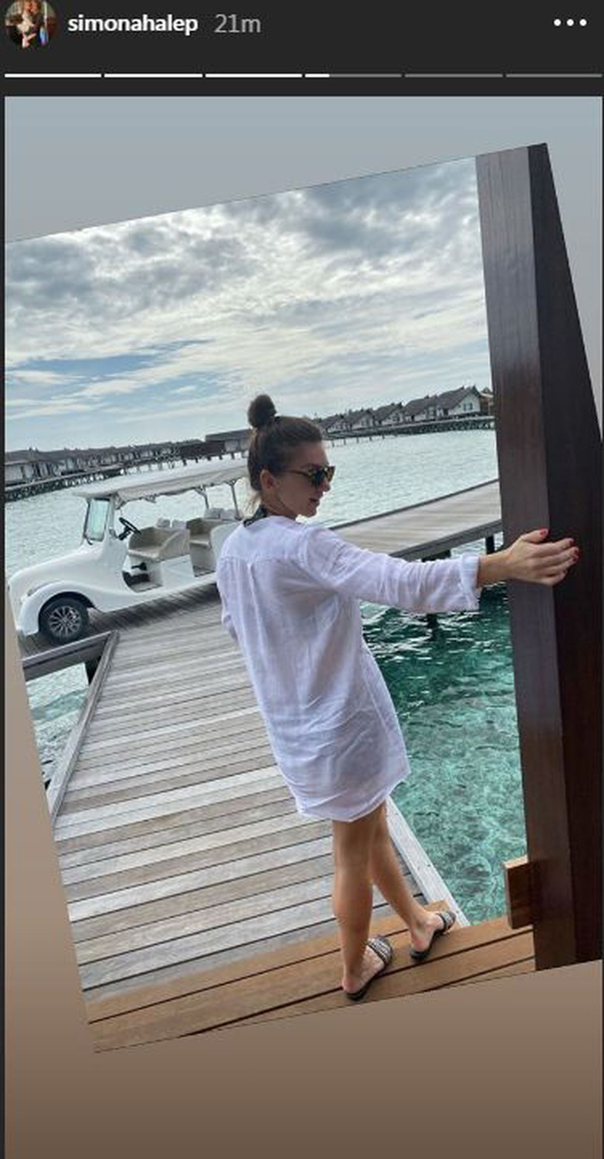 GALERIE FOTO Simona Halep, destinație exotică pentru o vacanță bine meritată: „Îi transmit un zâmbet uriaș lui Darren”