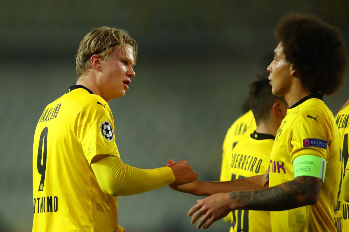 Haaland în Brugge - Dortmund
