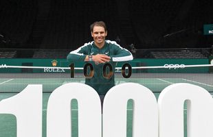 PARIS MASTERS. Rafael Nadal obține victoria 1.000 a carierei cu mari emoții » A fost aproape de eliminare în fața unui „veteran” de 39 de ani