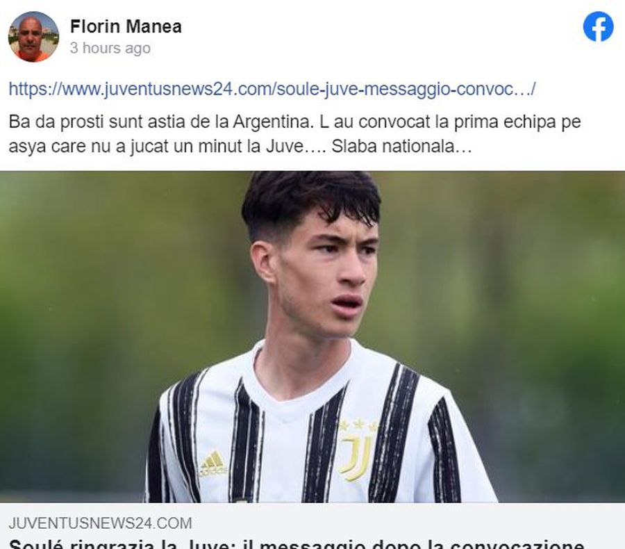 O nouă reacție vehementă în jurul lui Drăgușin: „Ăia sunt proști!”